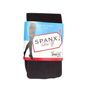 SPANX Takes Off Body Shaping Sliming Tights Size D Grey - 50 Denier -NEW IN PACK